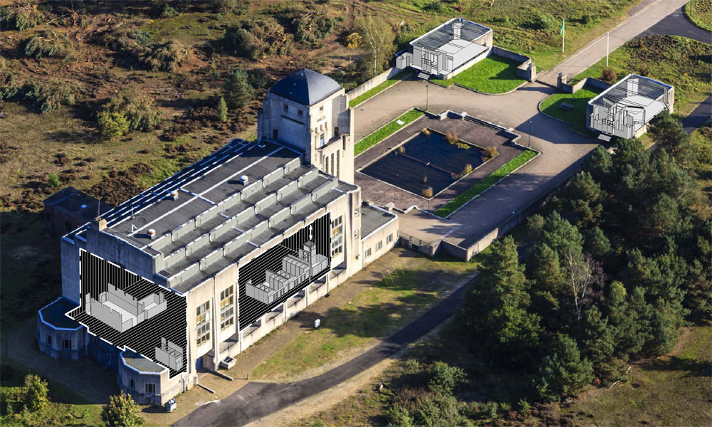 Zendgebouw en annexen Radio Kootwijk (arch. M.J. Luthmann)